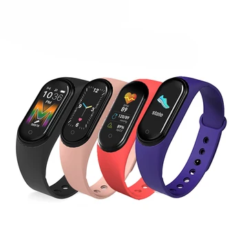 M5 Nutikas Käevõru Meeste Fitness Smart Käepaela Naiste Sport Tracker Smartwatch Käevõru M5 Bänd Multifunktsionaalne Värviline ekraan Bänd