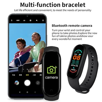 M6 Smart Bänd Fitness Tracker Käepaela Käevõru Pedometer Sport Smart Watch Bluetooth 4.0 Bänd M6 Värvi Ekraan, Nutikas Käevõru