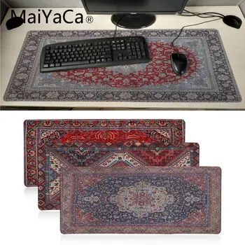 MaiYaCa Kohandatud Naha pärsia vaipa kujunduse Kohandatud sülearvuti Gamer mouse pad Kiirus/Kontrolli Versioon Suured Gaming Mouse Pad laua mat