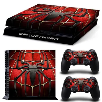 Marvel Spiderman jaoks PS4 Naha Kleebis PlayStation 4 Konsoolile ja Kontrollerid PS4 Gamepad Töötleja Kleebis Decal