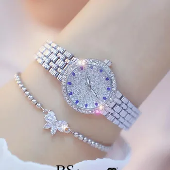 Mesilaste Õde Teemant, Kvarts Luksus Brändi Käevõru Kellad Naine Tõusis Kulla Daamid Terasest Veekindel Randmele käekella Crystal unikaalne