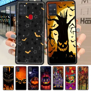 Mobiiltelefoni Puhul Samsung Galaxy A51 A71 A21s A31 A32 5G A41 A12 A11 A72 A52 4G A02s A01 Pehme Kaas Funda Halloween Pumpkin