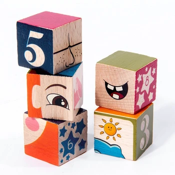 Montessori Kaasaskantav Mängu Reisi Rauast Kast Puidust Haridus alushariduse Mänguasjad 3D Mõistatuslik Cube Hoone Mänguasjad Lastele 2+