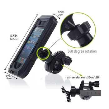 Mootorratta Tugi Telefoni Omanik Veekindel korpus 360 Pöörde Omanik iPhone XS 11 Pro Max XR 5 6 7 8 Pluss Telefon Seista Jalgratas