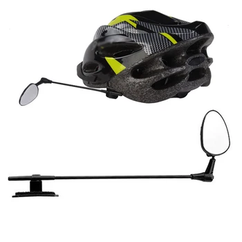 Mountain Bike Helmet Peegel Kiiver Paigaldatud Tahavaatepeegli Jalgrattasõit Aksessuaar 360 Pöörde Universal Lame Kerge