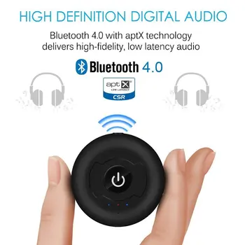 Multi-point Wireless Audio Bluetooth Saatja V4.0 Muusika Stereo Dongle Adapter, Smart TV PC MP3