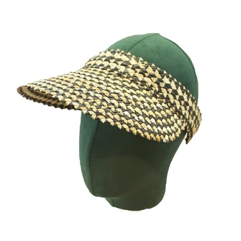 Müts naistele Luksus Tüdrukud raffia UV kaitse päikese müts Topless visiir ühise põllumajanduspoliitika Suvel puhkus lady tüdruk rannas straw hat gorros