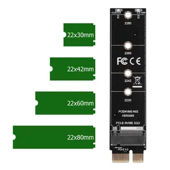 NVME Adapter Kaardi M. 2 PCI-E3.0 1x Laiendamine Klahvi M NGFF Converter Kaardi Mooduli Toetus Samsung PM961 960EVO SM961