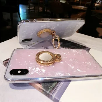 Pearl ring sulg Telefon Juhtudel iPhone 11 Kate 12 Pro max 5 5S SE 6 6s 7PLUS 8 plus X XS MAX XR Pehme TPU shell Kate coque