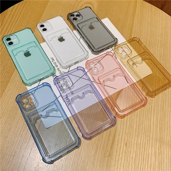 Qianliyao Pehmest Silikoonist Case For iPhone 12 11 Pro XS Max XR-X 8 7 Pluss 7Plus 8Plus Se 2020 Mood Kaardi Kott Põrutuskindel Kate