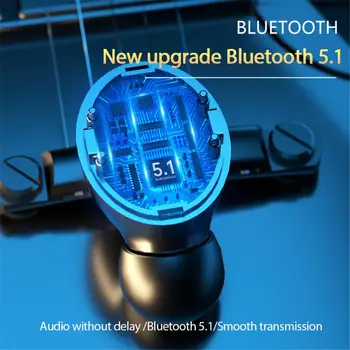 R9/R8/R7 TWS Touch Bluetooth-ühilduva 5.1 Peakomplekt 9D Stereo Traadita Peakomplekt Kadudeta Müra Tühistamises Gaming Headset
