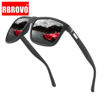 RBROVO 2021 Mood Polariseeritud Päikeseprillid Meestele Brändi Disainer Prillid Vintage Shopping Street Beat Oculos De Sol Gafas UV400