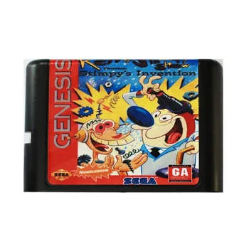 Ren On Stimpy Näitavad, 16 bit MD Mäng Kaardi Jaoks Sega Mega Drive Jaoks SEGA Genesis