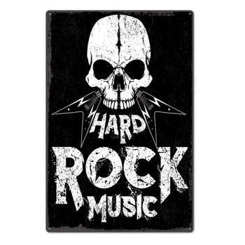 Rock Rulli Metallist Märk Tina Märk Tahvel Metall-Vintage Rock Metal Postitaja Retro Seina Decor Baar, Pubi, Klubi Mees Koobas (20x30cm)