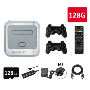 S905X WiFi 4K HD Super Konsooli X Pro 50+ Emulaator 50000+ Mängud Retro Mini TV Box videomängude Mängija PS1/N64/DC