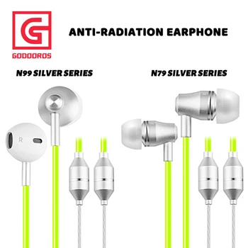 Safeth/Health Roheline Õhu Toru Disain Metallist Anti-Kiirguse Kõrvaklapid Stereo Müra Vähendamise 3,5 mm Peakomplekti, Rase Naine/Laps