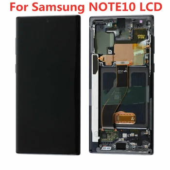 Samsung note10 n970 lisa 10 lcd puutetundlik ekraan assamblee Originaal Super AMOLED ekraan puutetundlik raam