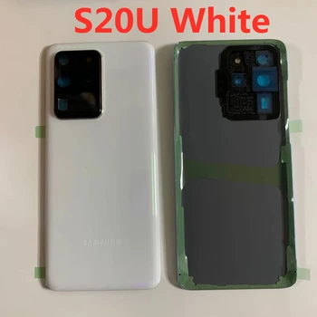 Samsung S20 Ultra G988 S20 FE Tagasi klaasi Taga Kaas Eluaseme Aku Ukse Asendamine + Kaamera Raam