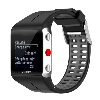 Silikoon Asendamine Watch Band Elegantne Vaata Mugav Element Polar V800 Topelt Värvi Smart Käevõru Rihm
