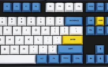 Sinine taevas ja valge pilv keycap 108/155 võtmed PBT Kirss Profiili Värvi-Sublimated MX Lüliti Mehaaniline klaviatuur keycap