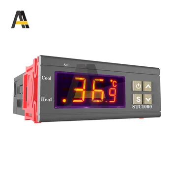 STC1000 Probe liini 20A Digitaalne Temperatuuri Kontroll 12V AC 110-220V LED-Ekraan, Termostaat Koos Soojus - /Jahutusenergia Kontrolli Vahend