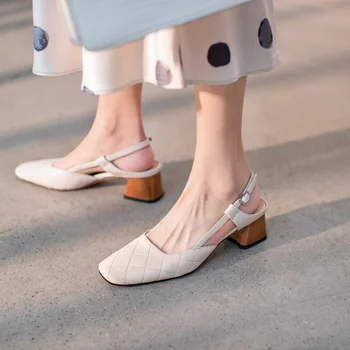 Suvel 2021, naiste uued moodsad nahast Baotou sandaalid on juhuslik, mugav ja kulumine-vastupidavad sandaalid