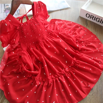 Suvel Väljamõeldud Ilus Tüdrukute Kleit Sünnipäeva Printsess Kleit Pits Lapsed Pall Kleit Elegantne Kleit Juhuslik Laste Kleit Suurus 3-8T