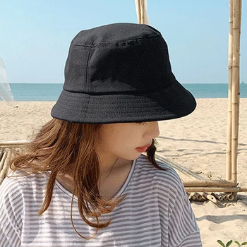Tahked Värvi Unisex Kalamees Müts Kahepoolne Päike Mütsid Naiste Kopp Müts Meeste Panama Müts Sunbonnet Mood Väljas Vabaaja Mütsid