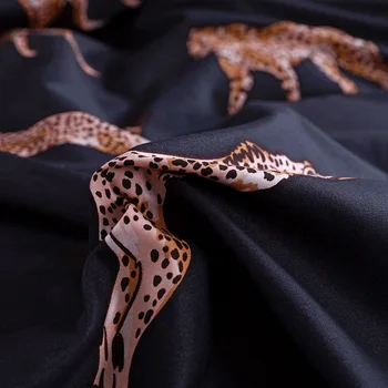 Tekikott King Size Queen Size Trööstija Komplekti Leopard Trükkimine Voodipesu Komplekt