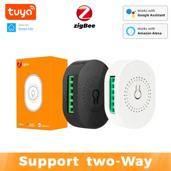 Tuya Zigbee Smart Hub, Switch Gateway Toetama Kaks Teed Control Kaugjuhtimispuldi 16A/10A Lüliti Tööd Alexa Ja Google ' i Kodu