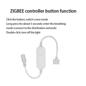 Tuya Zigbee Smart RGB Valgus Riba, Kontroller Traadita LED Smart vastutav Töötleja Kooskõlas Alexa Töötavad LED Valgus
