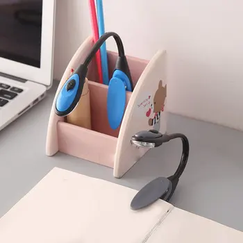 USB-Nahast Kate Lüliti Raamat Clip Light Mood Lugemise Sööt Lamp Dimm Kokkuklapitavad laualamp Touch Control