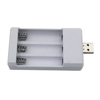 USB-Pistik Laadija Kompaktne 3-Pesa Laadija 5V/2A Eest Laetav Ni-Cd Aku AA /AAA1.2V Kaasaskantav Aku (Mitte-Aku)