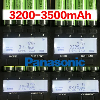 Uued Originaal Panasonic NCR18650B 3.7 v 3400mAh 18650 laetavad liitium aku Panasonic taskulambi patareid+Pikad