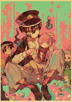 Uued Osta 3 Saad 4 Jibaku Shounen Hanako-kun, Anime, Manga HD Prindi Retro Plakat Seina Kleepsud elutuba Home Art Teenetemärgi