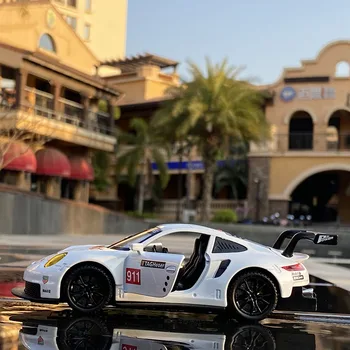 UUS 1:32 Porsche 911 RSR võidusõiduauto Sulamist Auto Mudel Diecasts & Mänguasi Sõidukite Mänguasi Mudel Auto Mänguasi Metallide Kogumine Laste Mänguasi Kingitus