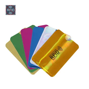 Uus Anti Rfid Panga Kaardi Hoidik Metallist NFC Blokeerimine Lugeja Lukk ID Krediitkaardi Kott Meeste ja Naiste Laser Alumiiniumi Kaart Juhul Kaitsta