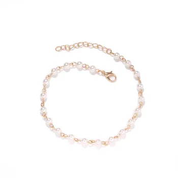 Uus Lihtne Streetwear Elegantne Pearl käevõrud Hõbeda Värvi Helmed Keti Naiste Goth Keti Omanik Võlu Ehted 2021 Kpop