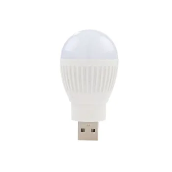 Uusim Mini USB LED lamp Kaasaskantav 5V 5W Energiasäästu Palli Lamp Sülearvuti USB Pesa PLDI889