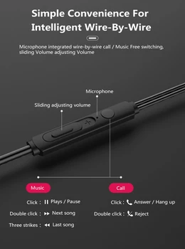 Uute Mängude 3.5 mm Juhtmega Kõrvaklapid Koos Bass Earbuds Stereo Kõrvaklapid Muusika Sport Headset Koos Mic Xiaomi IPhone 11 12 Pro Max