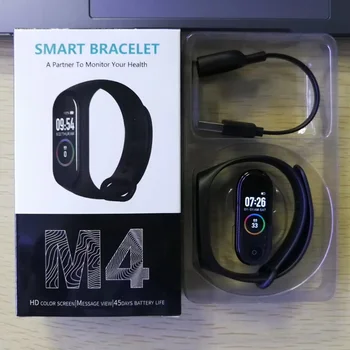 Veekindel Smarthwatch Smart Bänd Käevõru IP67 vererõhk Fitness Tracker Smartband Fitness Wristbands jaoks M4