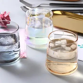 Viski Klaas Tass Kohvi Piima Diamond Kuusnurkne Viski Kokteil, Õlu Klaasist Läbipaistev Klaas Tassi