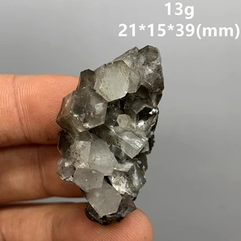 Väga haruldane! looduslik Kuus pool tulbas kuju Läbipaistev Kaltsiit mineraal-näidis kivide ja kristallide tervendav kristallid kvarts