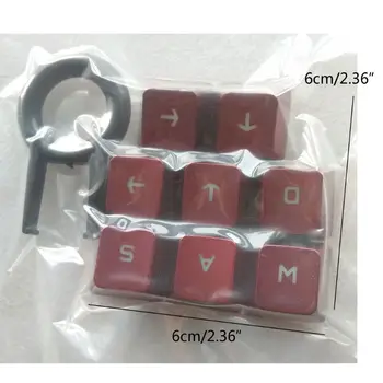 WASD Nool Taustavalgustusega Keycaps jaoks logitech G910 G810 G310 Mehaaniline Klaviatuur B3K 7XED