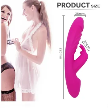 XVLEPS Uus Dual G-Spot Küülik Vibraator Dildo Orgasm Masturbatsioon Sugu Mänguasi Naistele Täiskasvanute Mäng Sugu Toode