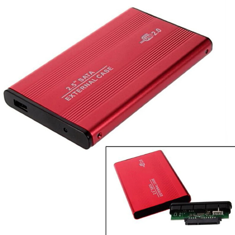 2.5 Inch USB 2.0 SATA External Mobiilse Kõvaketta Karp Alumiiniumist Kest
