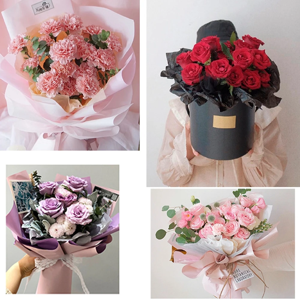20Pcs/Kott Flower Pakkepaber DIY Käsitöö Decor Pakendi Paberi-Gift Bouquet kinkekarbis Pakkepaber Materjalid
