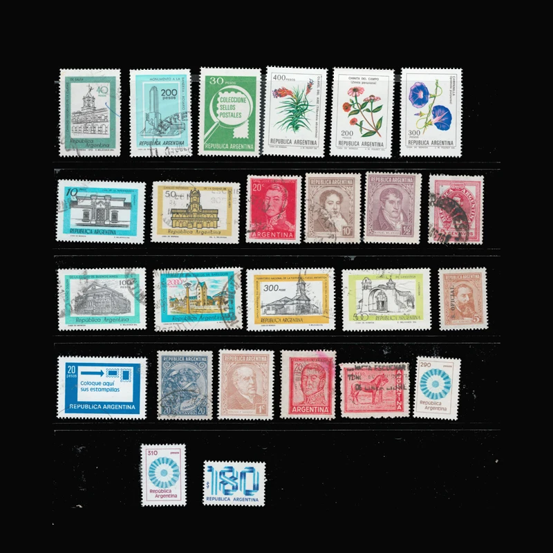 22 TK Postmargid Alates Argentina Kogumiseks
