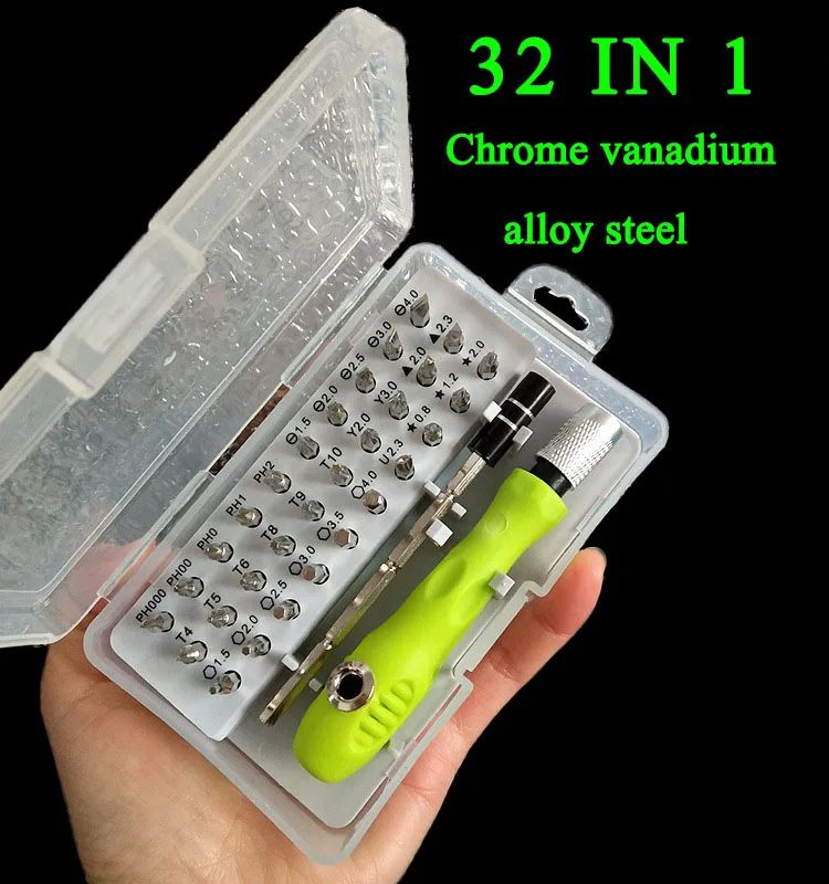 31 In 1 Kruvikeeraja Komplekt Täpsusega Mini Magnet-Kruvikeeraja Otsikud, Kit Telefon Mobiilne IPad Kaamera Hooldus Vahend Remont