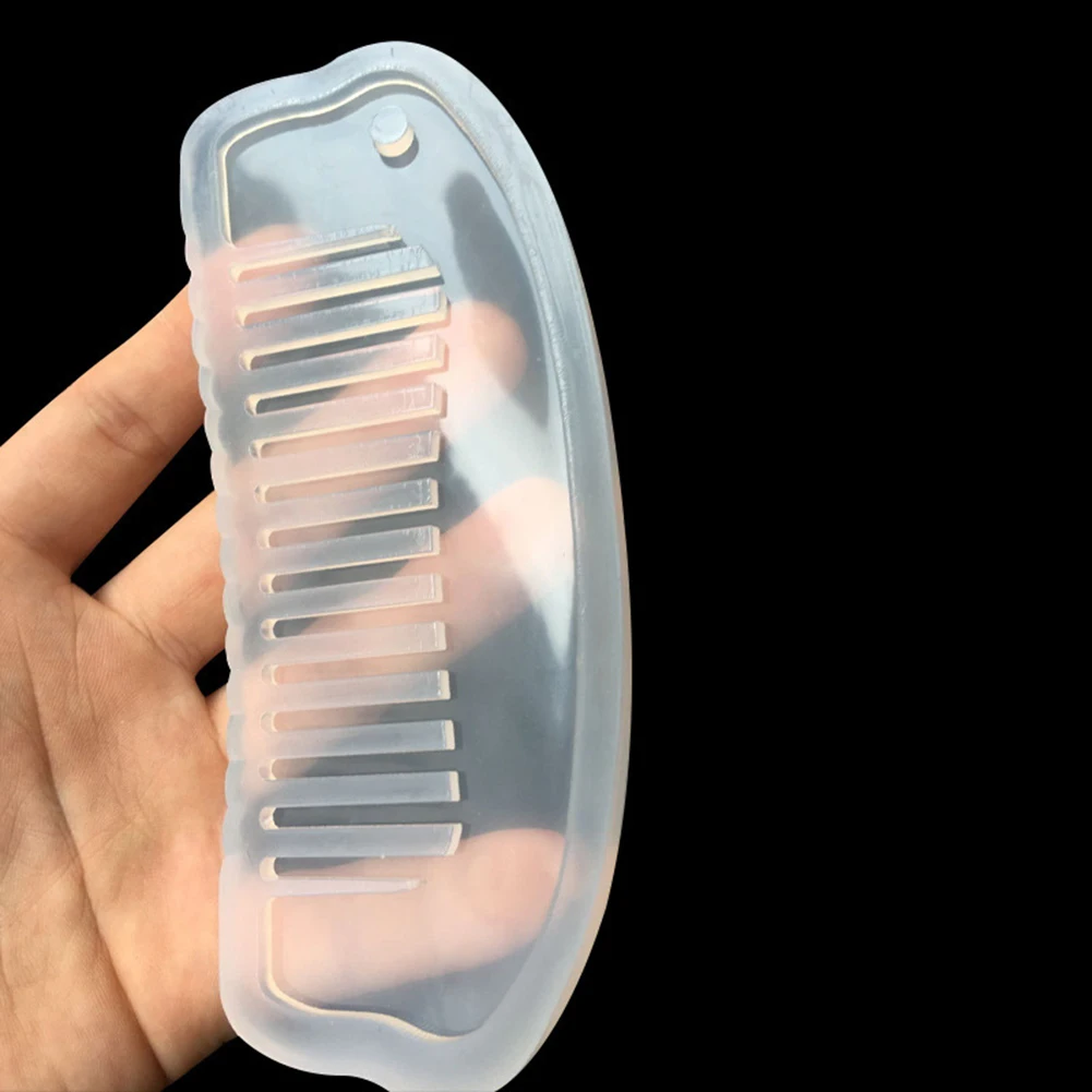 3D Läbipaistva Silikooniga Kamm Hallituse Käsitöö Epoksüvaik Hallitusseened DIY Ehted Tegemise Vahendid Tarvikud Tilk Laevandus